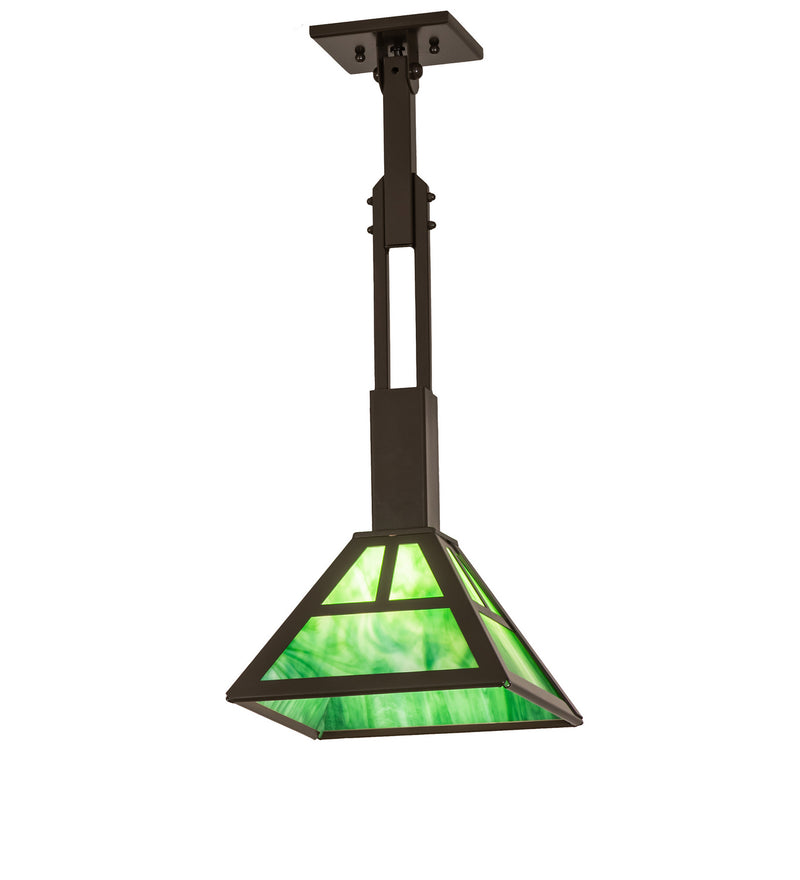 Meyda Tiffany 251019 One Light Pendant, Timeless Bronze