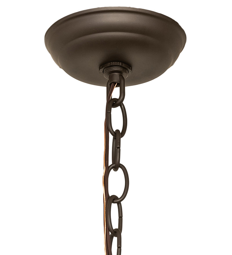 Meyda Tiffany 251387 Three Light Pendant, Oil Rubbed Bronze