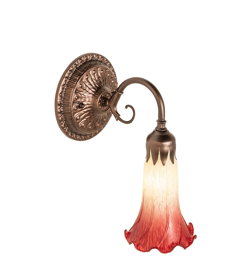 Meyda Tiffany 251861 One Light Wall Sconce, Mahogany Bronze