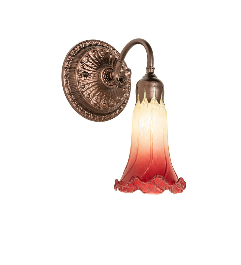 Meyda Tiffany 251861 One Light Wall Sconce, Mahogany Bronze