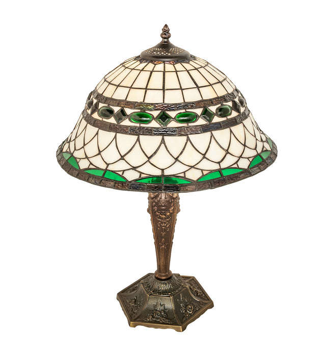 Meyda Tiffany 253629 One Light Table Lamp, Antique Copper