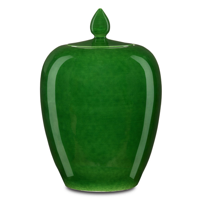 Currey and Company 1200-0576 Jar, Green