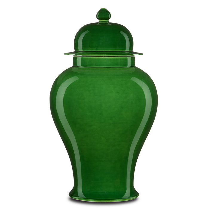 Currey and Company 1200-0578 Jar, Green