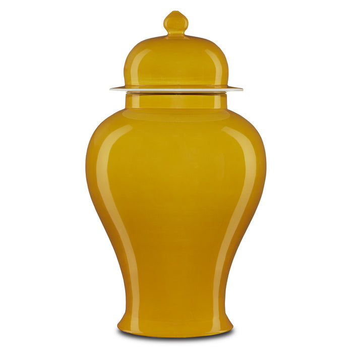 Currey and Company 1200-0581 Jar, Yellow