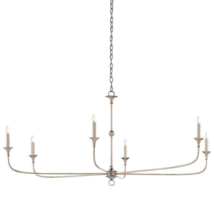 Currey and Company 9000-0932 Six Light Chandelier, Champagne