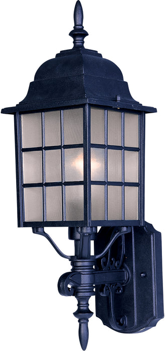 Maxim 1050BK One Light Outdoor Wall Lantern, Black