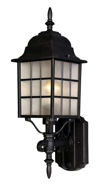 Maxim 1050BK One Light Outdoor Wall Lantern, Black