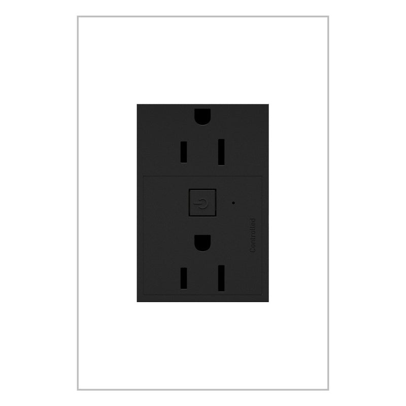 Legrand WNAR153G1 Plus-Sized 15A Outlet, Graphite