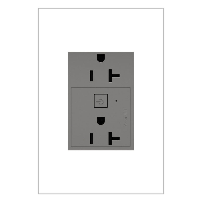 Legrand WNAR203M1 Plus-Sized 20A Outlet, Magnesium