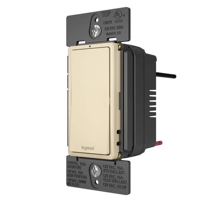 Legrand WNRL10LA Switch, Light Almond