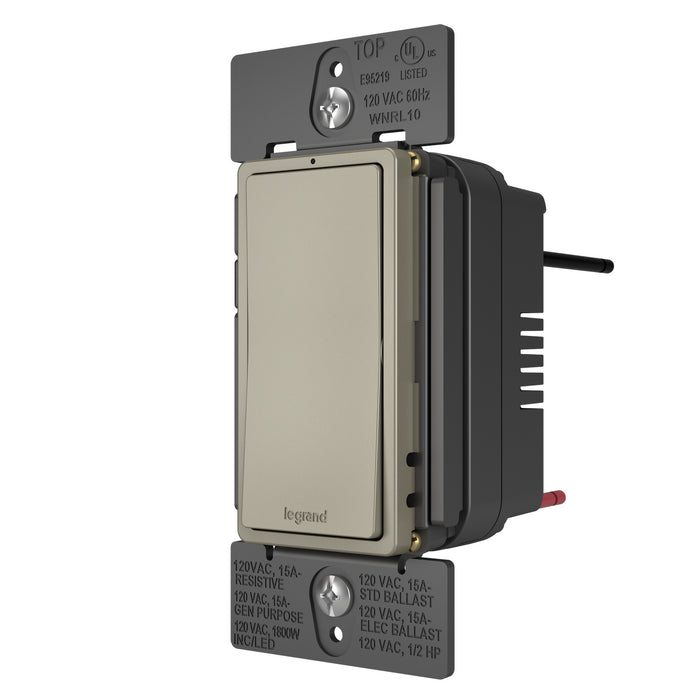 Legrand WNRL10NI Switch, Nickel