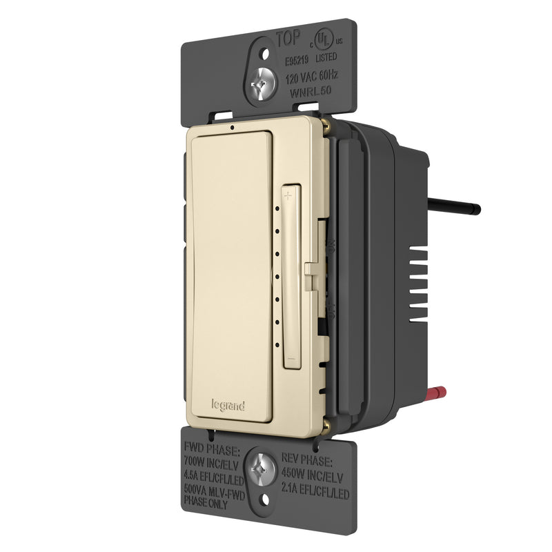 Legrand WNRL50LA Tru-Universal Dimmer, Light Almond