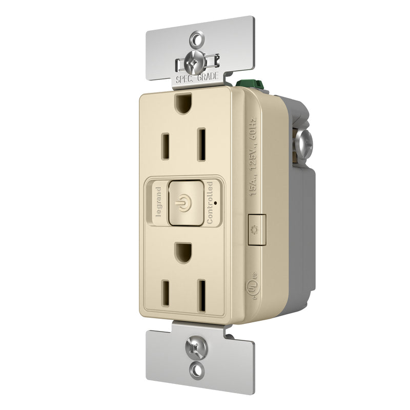 Legrand WNRR15LA 15A Outlet, Light Almond