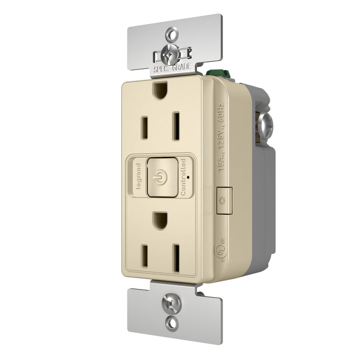 Legrand WNRR15LA 15A Outlet, Light Almond