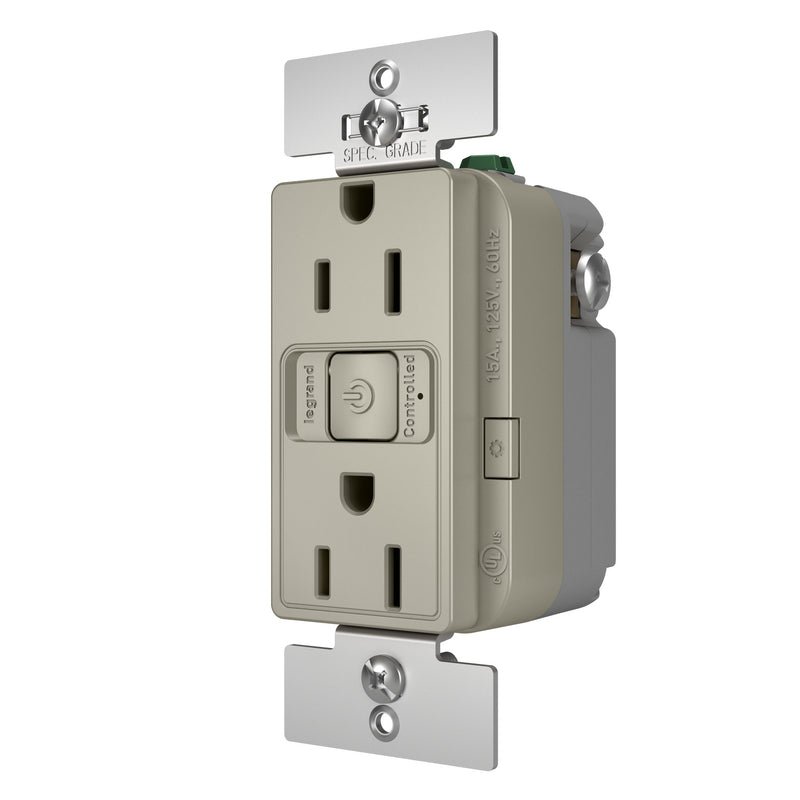 Legrand WNRR15NI 15A Outlet, Nickel
