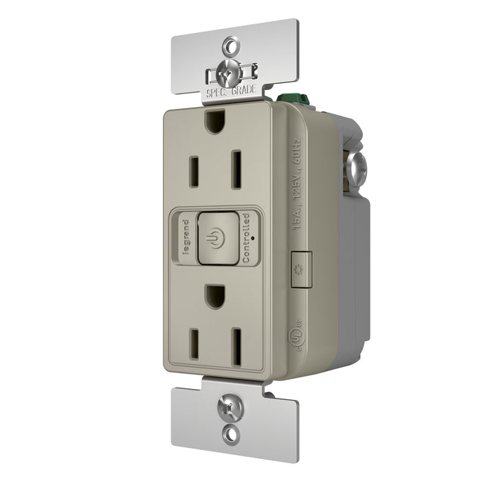 Legrand WNRR15NI 15A Outlet, Nickel
