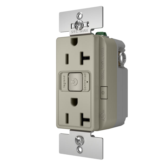 Legrand WNRR20NI 20A Outlet, Nickel