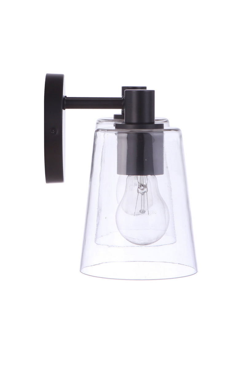 Craftmade 12615FB2 Two Light Vanity, Flat Black