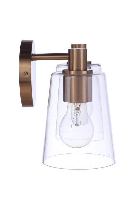 Craftmade 12615SB2 Two Light Vanity, Satin Brass