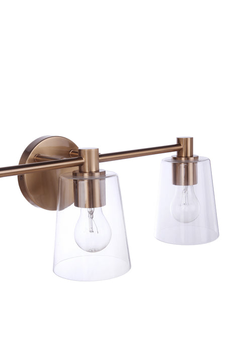 Craftmade 12623SB3 Three Light Vanity, Satin Brass