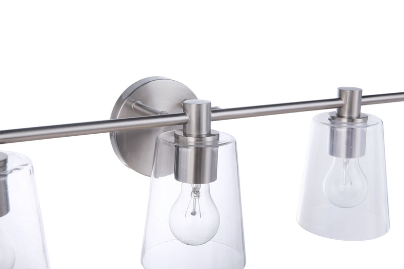 Craftmade 12642BNK5 Five Light Vanity, Brushed Polished Nickel