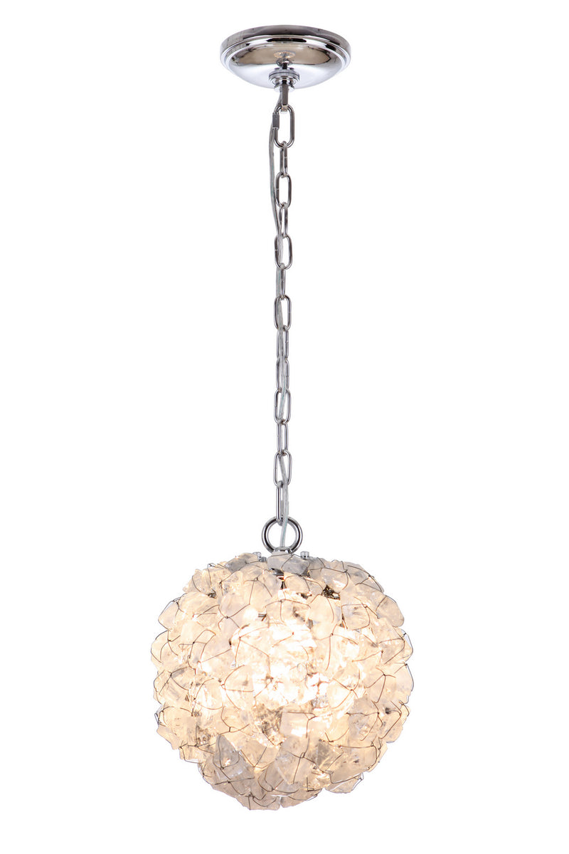 Craftmade 48490-CH One Light Pendant, Chrome