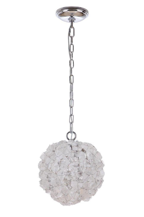 Craftmade 48490-CH One Light Pendant, Chrome