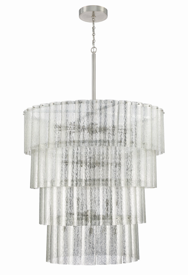 Craftmade 48628-BNK 28 Light Chandelier, Brushed Polished Nickel
