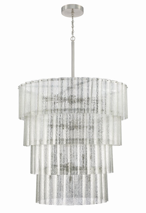 Craftmade 48628-BNK 28 Light Chandelier, Brushed Polished Nickel