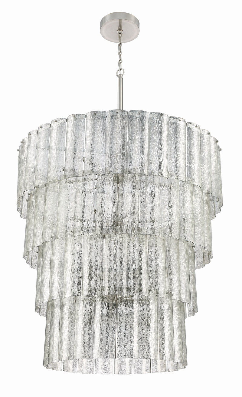 Craftmade 48628-BNK 28 Light Chandelier, Brushed Polished Nickel