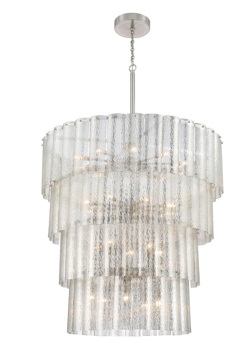 Craftmade 48628-BNK 28 Light Chandelier, Brushed Polished Nickel