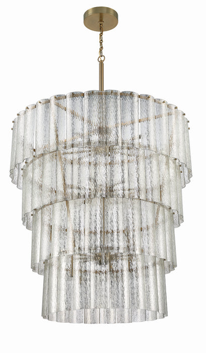 Craftmade 48628-SB 28 Light Chandelier, Satin Brass