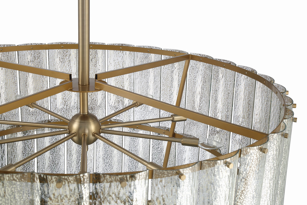 Craftmade 48628-SB 28 Light Chandelier, Satin Brass