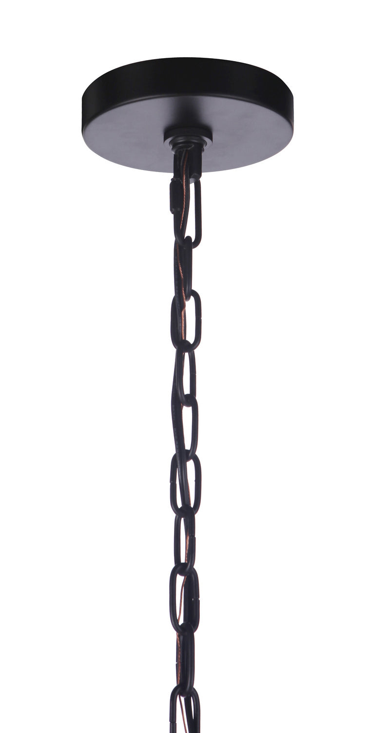 Craftmade 55325-FB Five Light Chandelier, Flat Black