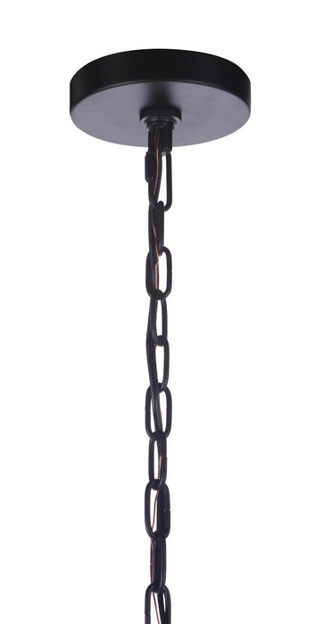 Craftmade 55325-FB Five Light Chandelier, Flat Black