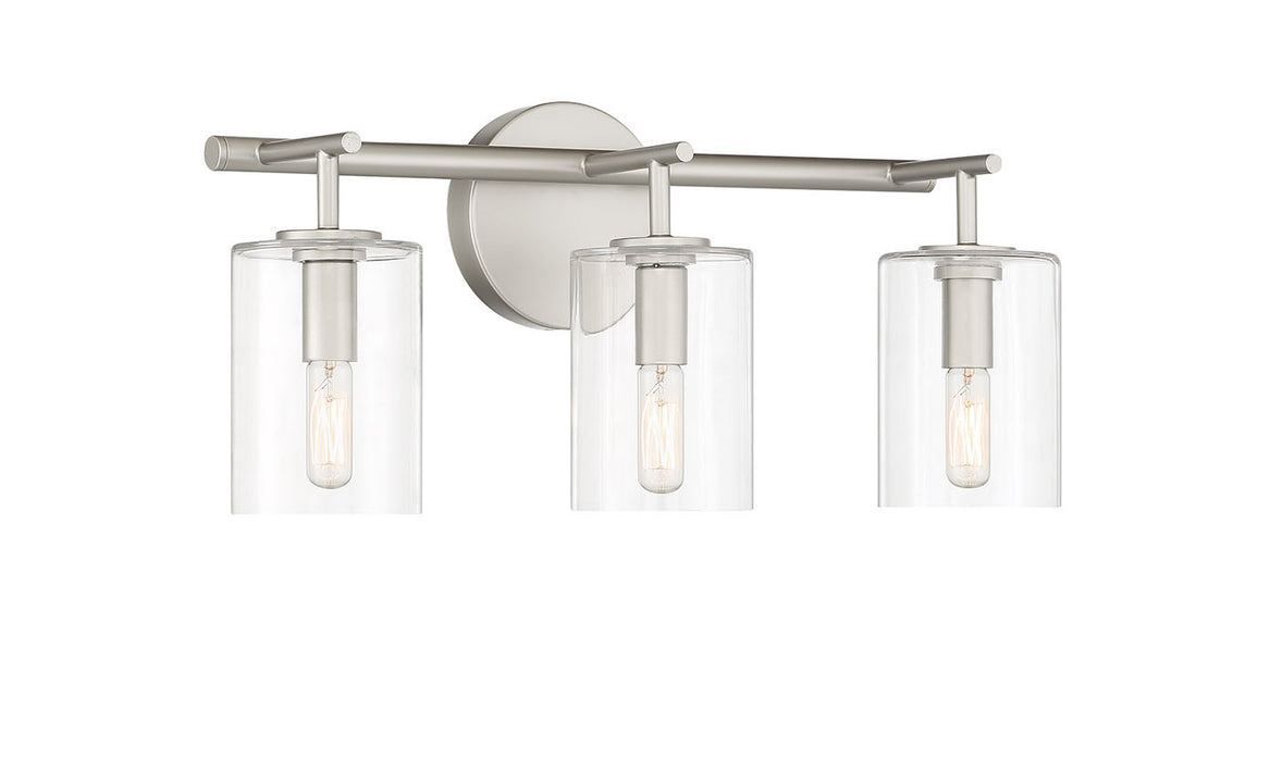 Craftmade 55603-SN Three Light Vanity, Satin Nickel