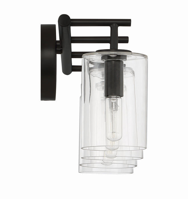 Craftmade 55604-FB Four Light Vanity, Flat Black