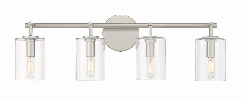 Craftmade 55604-SN Four Light Vanity, Satin Nickel