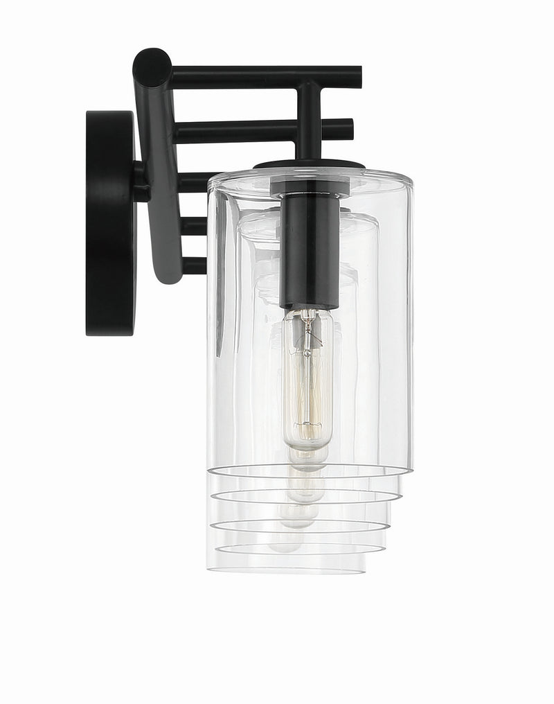 Craftmade 55605-FB Five Light Vanity, Flat Black