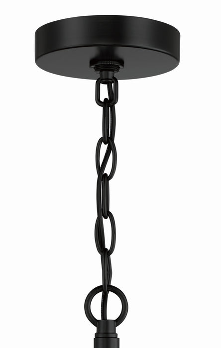 Craftmade 55626-FB Six Light Chandelier, Flat Black
