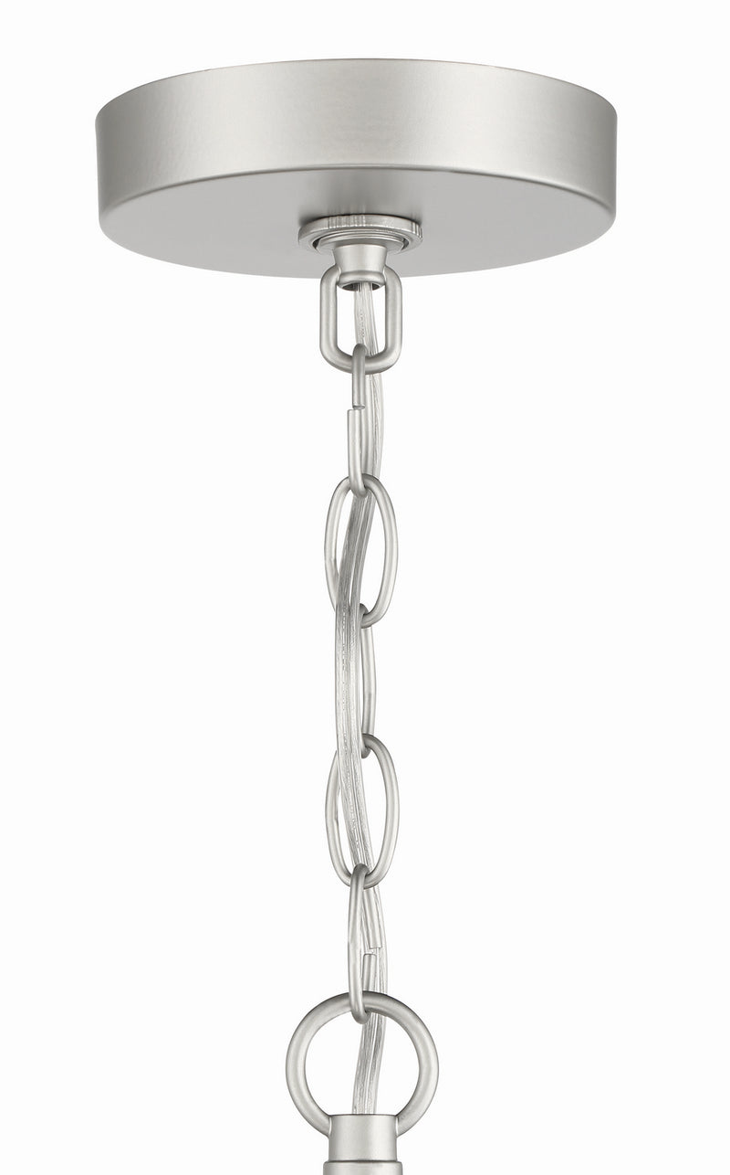 Craftmade 55626-SN Six Light Chandelier, Satin Nickel