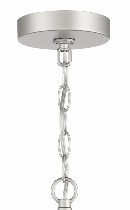 Craftmade 55626-SN Six Light Chandelier, Satin Nickel