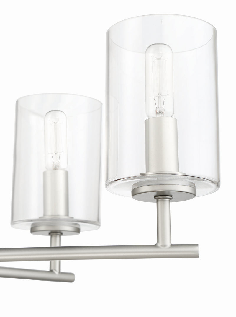 Craftmade 55626-SN Six Light Chandelier, Satin Nickel