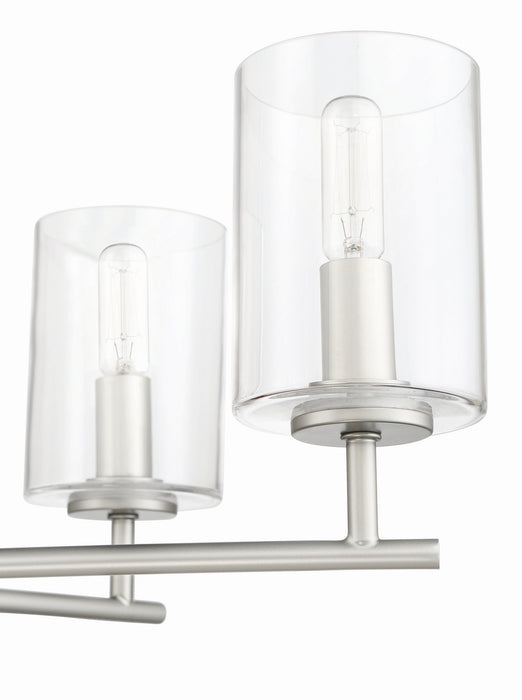 Craftmade 55626-SN Six Light Chandelier, Satin Nickel