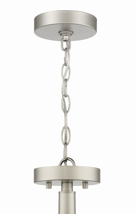 Craftmade 55654-SN Four Light Convertible Semi Flush, Satin Nickel