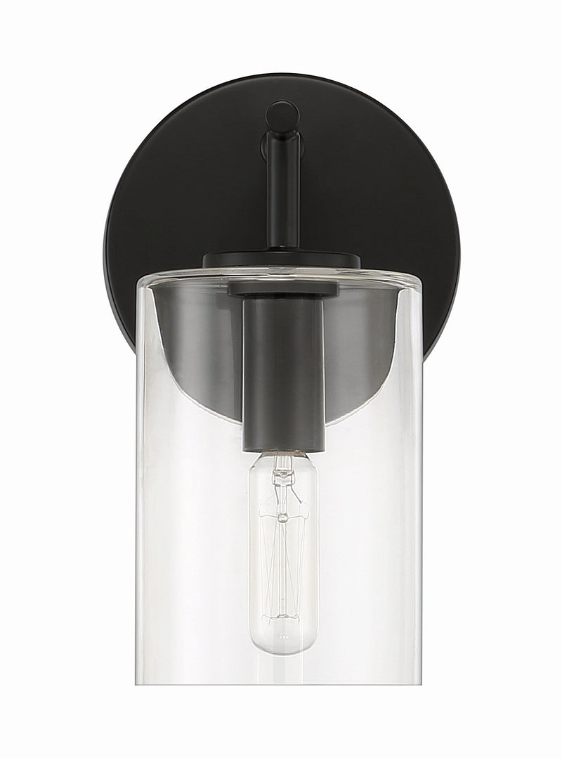 Craftmade 55661-FB One Light Wall Sconce, Flat Black