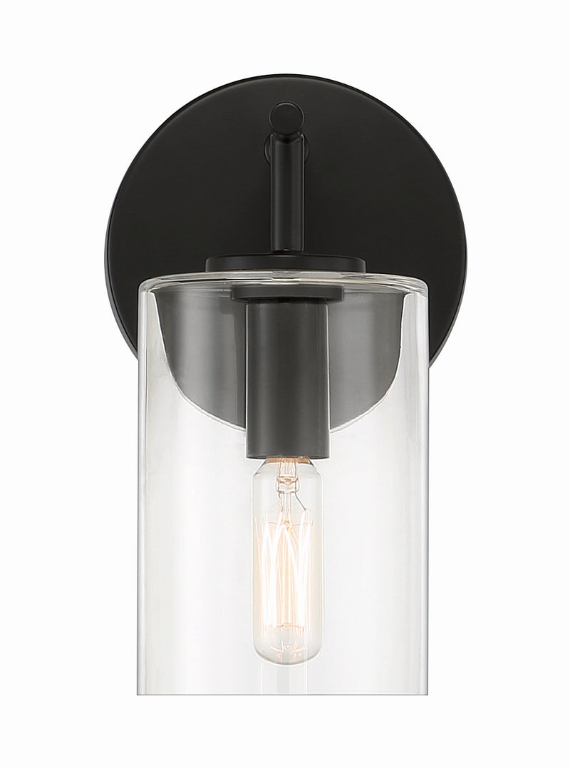 Craftmade 55661-FB One Light Wall Sconce, Flat Black