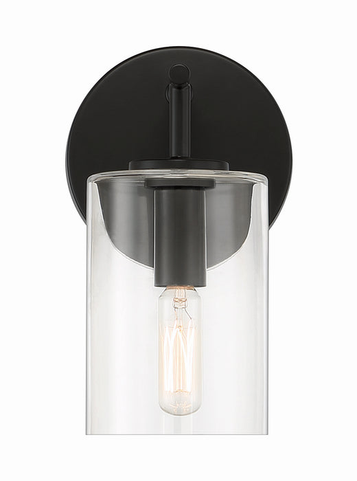 Craftmade 55661-FB One Light Wall Sconce, Flat Black