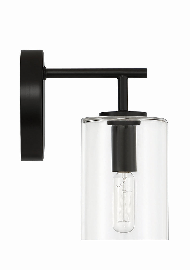 Craftmade 55661-FB One Light Wall Sconce, Flat Black