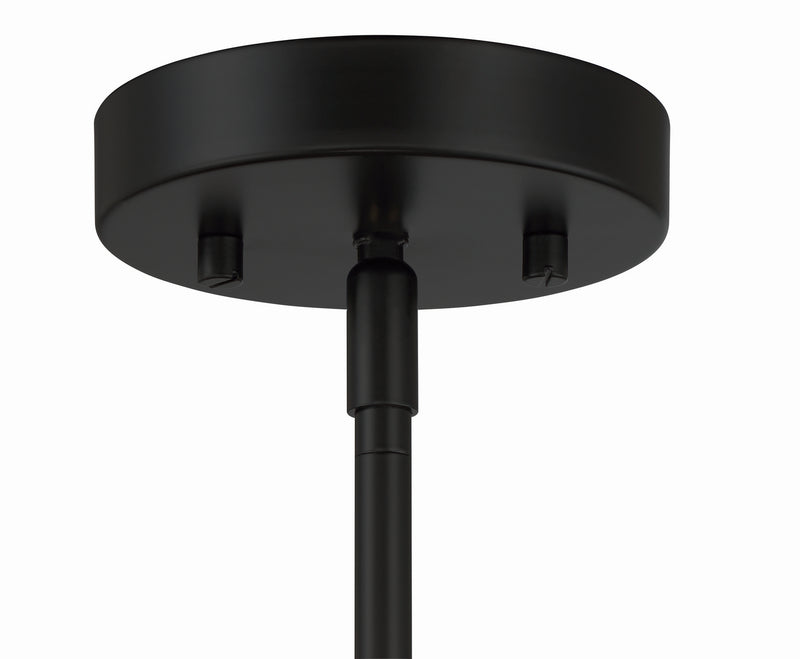 Craftmade 55694-FB Four Light Pendant, Flat Black